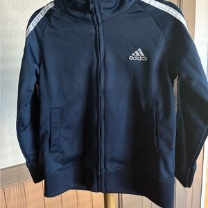 2T Adidas Dark Blue Zip-Up Jacket